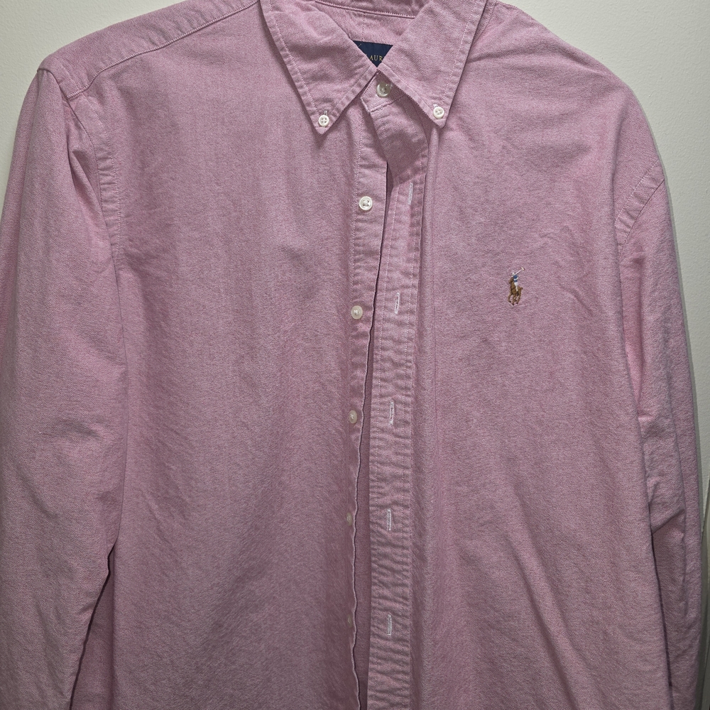 Ralph Lauren Men's Light Pink Casual Shirt